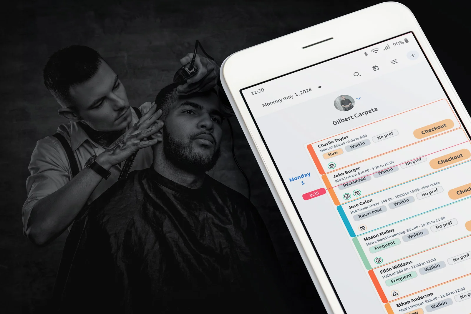 Imagen del proyecto Sistema multidispositivo para barberías